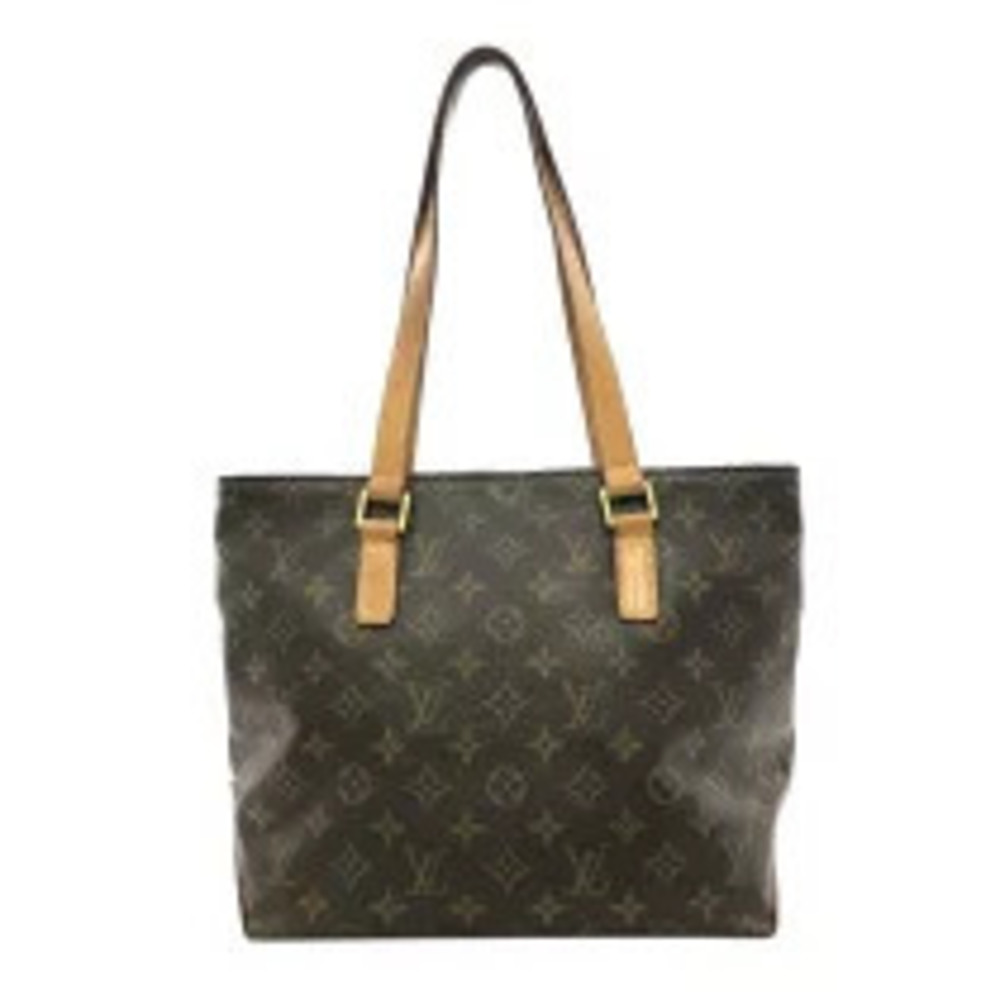 Louis Vuitton Cabas Piano Brown Monogram Canvas Shoulder Bag